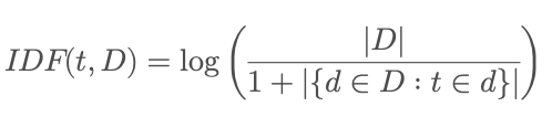 IDF Formel